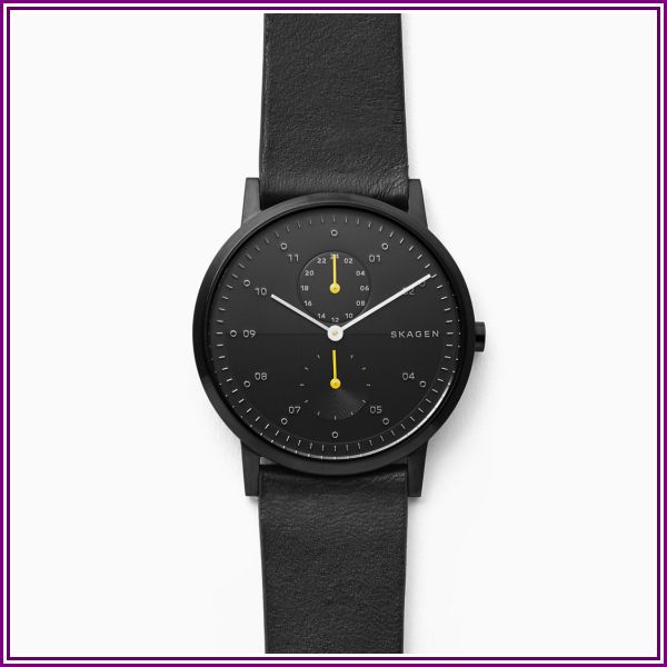 Kristoffer Black Leather Watch - SKW6499 from Watch Station