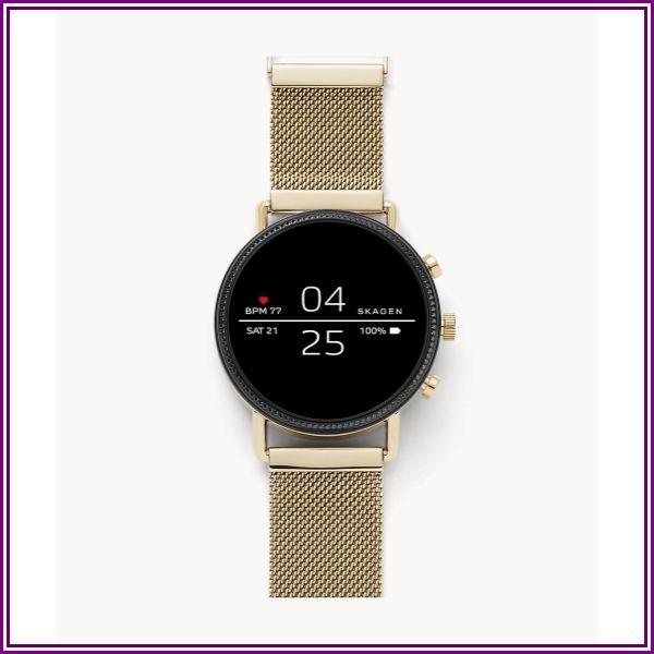 Skagen Unisex Smartwatch - Falster 2 Mesh - Gold from Skagen