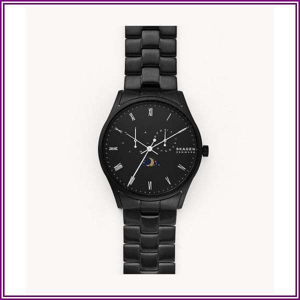 Holst Sun And Moon Multifunction Black Stainless Steel Watch - SKW6571 from Watch Station