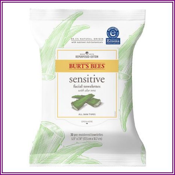 Burt's Bees Sensitive Facial Cleansing Towelettes with Cotto from Walgreens