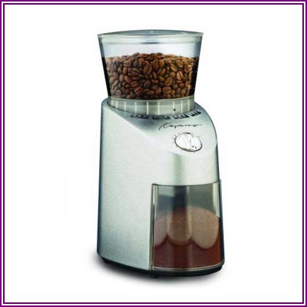 Capresso Infinity Conical Burr Grinder - Stainless from Focus Camera & Lifestyle By Focus