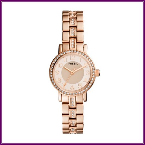Fossil Shae Three-Hand Rose Gold-Tone Stainless Steel Watch Jewelry - BQ1430 from Fossil