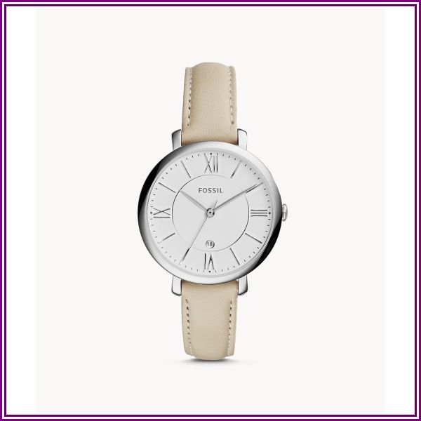 Jacqueline Beige Leather Watch from Watch Station
