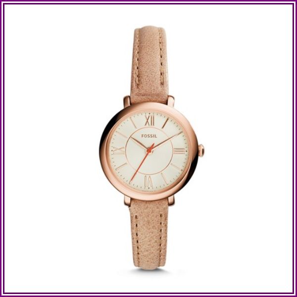 Fossil Jacqueline Mini Sand Leather Watch - ES3802 from Fossil