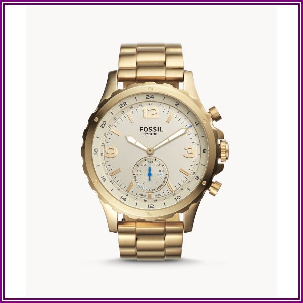Hybrid Smartwatch Nate Gold-Tone Stainless Steel Jewelry from Watch Station