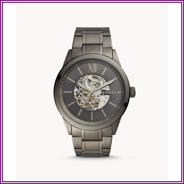 48Mm Flynn Automatic Gunmetal Stainless Steel Watch jewelry from Fossil