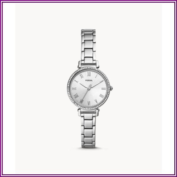 Kinsey Three-Hand Stainless Steel Watch jewelry from Fossil