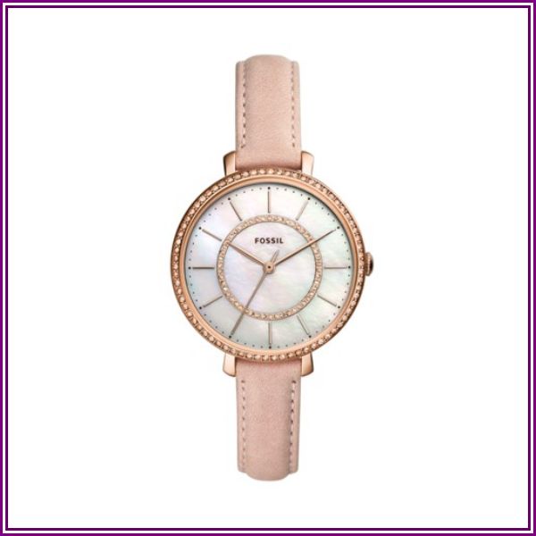 Fossil Jocelyn Three-Hand Blush Leather Watch jewelry - ES4455 from Fossil