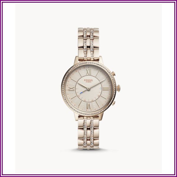 Hybrid Smartwatch Jacqueline Pastel Pink Stainless Steel jewelry from Fossil