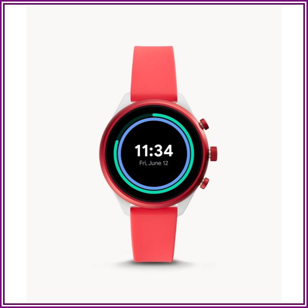 Fossil Sport Smartwatch 41Mm Red Silicone jewelry from Fossil