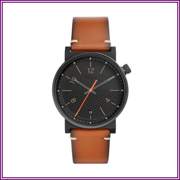Fossil Barstow Three-Hand Luggage Leather Watch jewelry from Fossil
