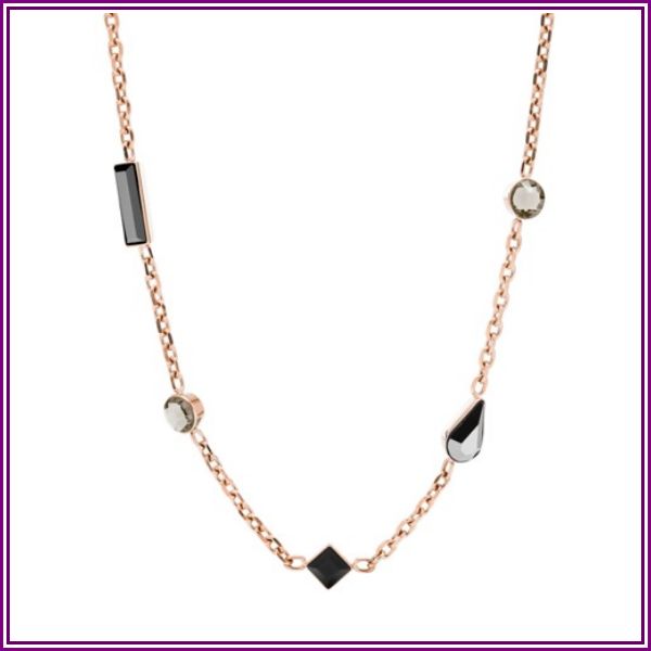 Fossil Heritage Shapes Rose Gold-Tone Stainless Steel Necklace jewelry ROSE GOLD- JOF00487791 from Fossil