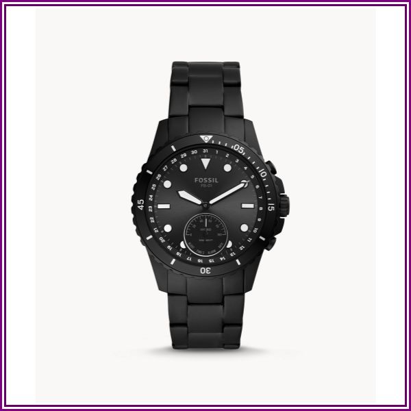 Hybrid Smartwatch Fb-01 Black Stainless Steel jewelry from Fossil