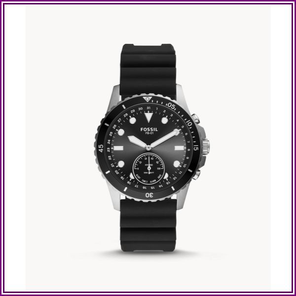Hybrid Smartwatch Fb-01 Black Silicone jewelry from Fossil