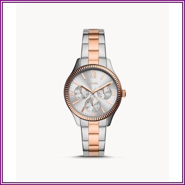Rye Multifunction Two-Tone Stainless Steel Watch from Fossil