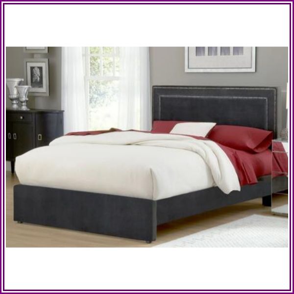 Hillsdale Furniture Amber Fabric Upholstered Bed in Pewter Queen Size from AppliancesConnection.com