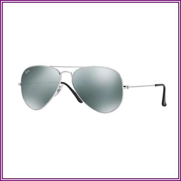 Ray-Ban Aviator Sunglasses (Silver/Silver Mirror) from BestBuyEyeGlasses.com