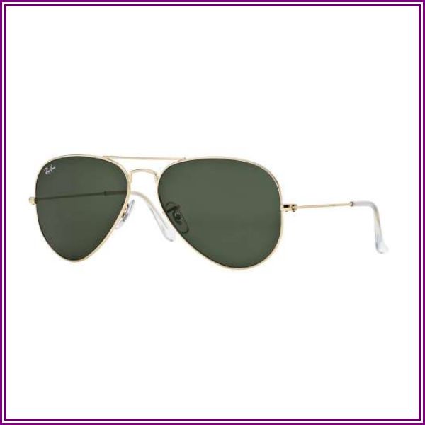 Ray-Ban Aviator Classic Sunglasses Gold Frame from BestBuyEyeGlasses.com