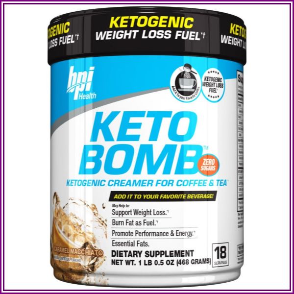"BPI Sports Keto Bomb - 18 Servings - Caramel Macchiato" from Muscle & Strength