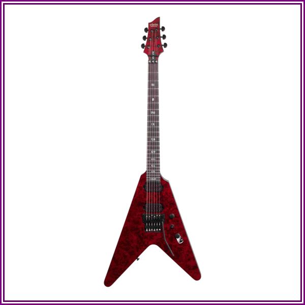 Schecter V1FR Apocalypse Electric Guitar Red Reign from zZounds