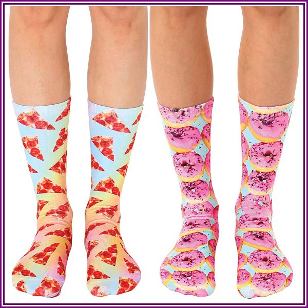 Pizza And Donuts Socks Gift Set from The Lighter Side Co.