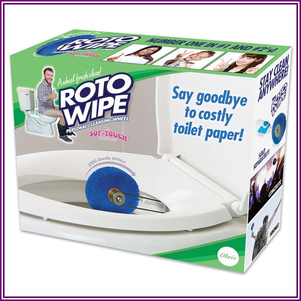 Prank Gift Box Roto Wipe from Things You Never Knew Existed Online Catalog