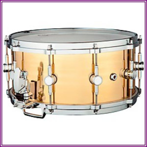 Ddrum Modern Tone Brass Snare Drum 6.5X14 from Woodwind & Brasswind