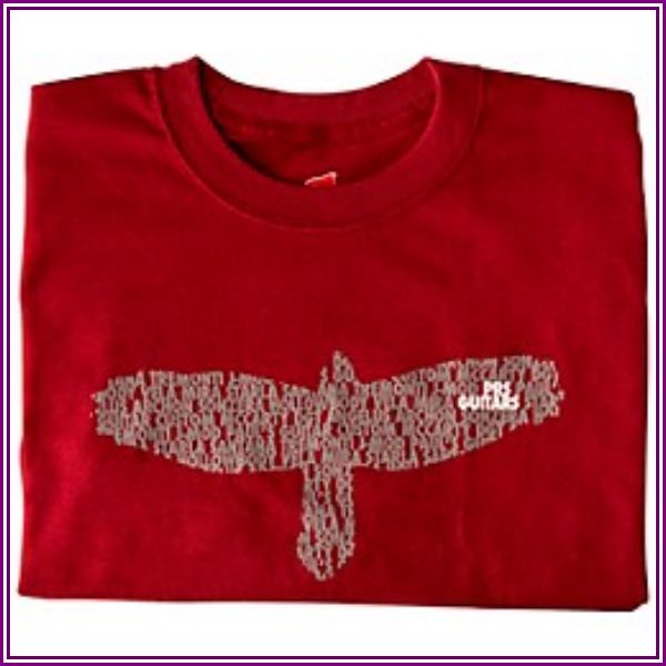 Prs Bird As A Word Red T-Shirt Large from Woodwind & Brasswind
