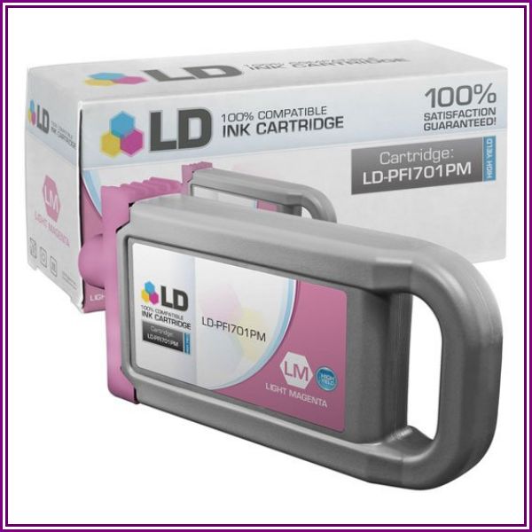 Compatible Canon PFI-701PM High Yield Pigment Photo Magenta Ink Cartridge from InkCartridges.com