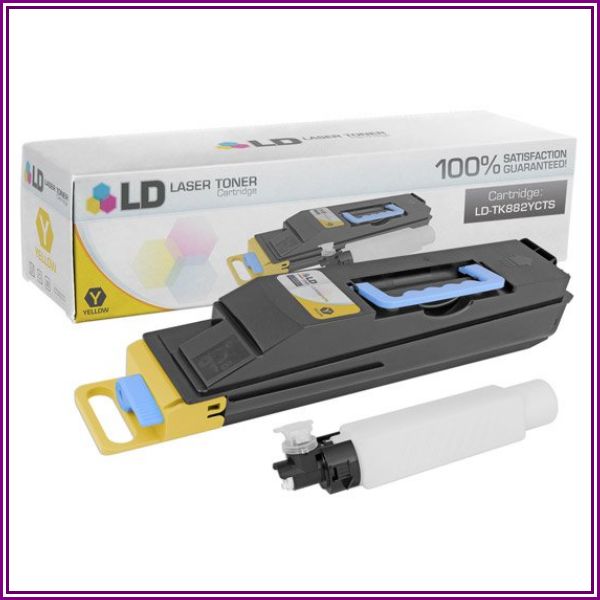 Compatible Kyocera FS-C8500DN TK-882Y Yellow Toner, 1T02KAAUS0 (23,000 Pages) from InkCartridges.com