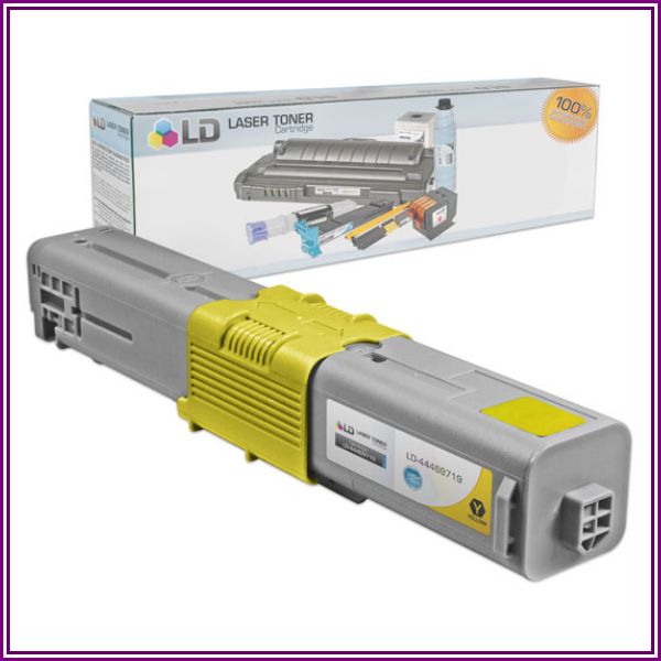 Compatible Okidata Type C17 Yellow Toner Cartridge (5k) 44469719 from 123Inkjets.com