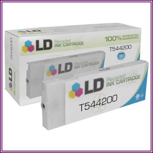 Remanufactured 220ml High Capacity Cyan Ink for Epson T5442 (T544200) from InkCartridges.com