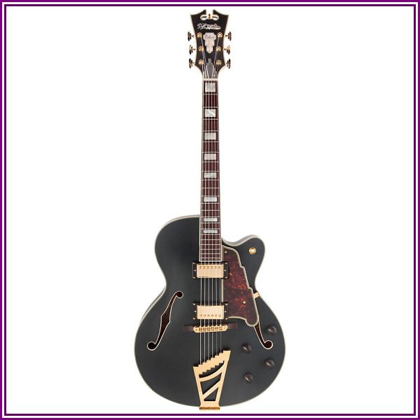 D'angelico Deluxe Series Hollowbody Electric Guitar With Stairstep Tailpiece Midnight Matte from Guitar Center