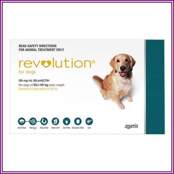 Revolution Large Dogs 40.1-85lbs Green 3 Doses from Best Vet Care