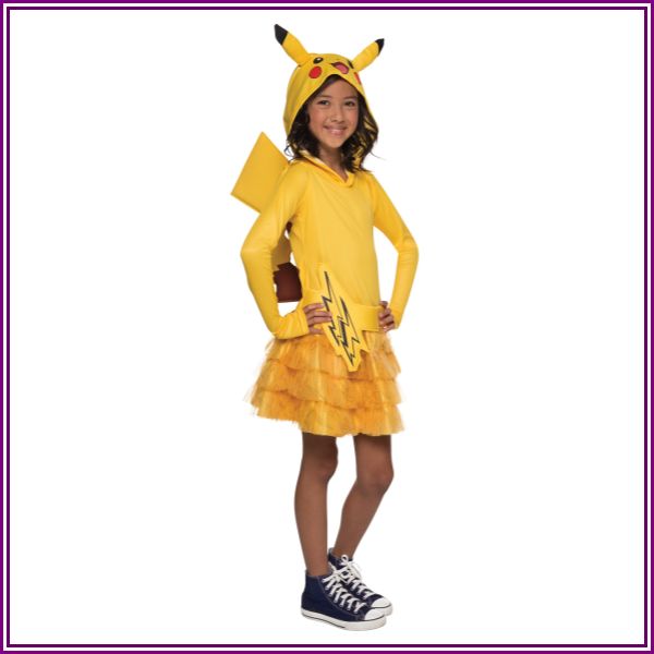 Girls Pikachu Hoodie Costume Dress from Fun.com