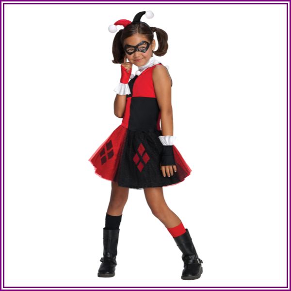 Harley Quinn Child Tutu Dress from HalloweenCostumes.com