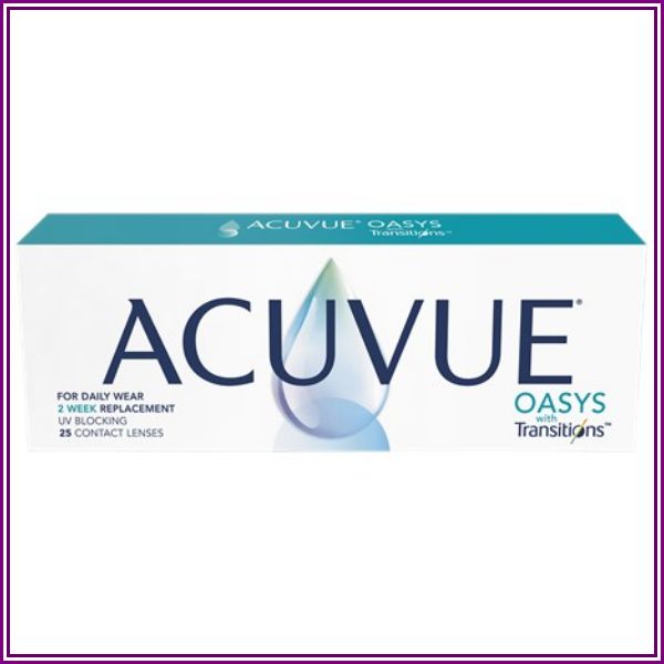 Acuvue Oasys with Transitions 25 Pack from DiscountContactLenses.com