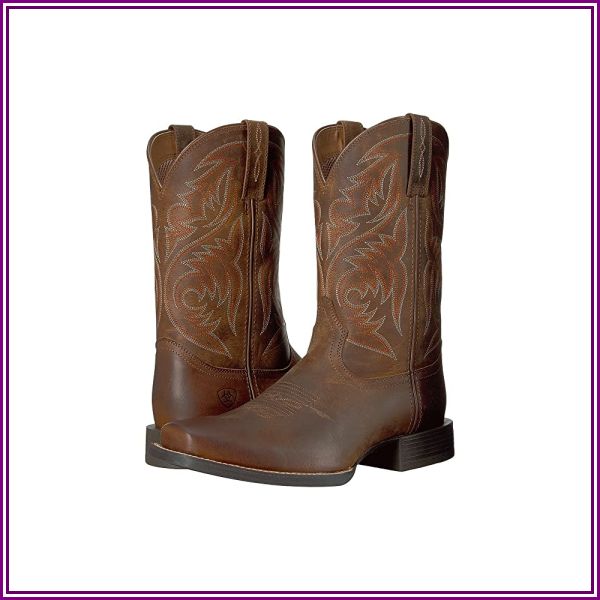 Ariat Sport Herdsman (Powder Brown) Cowboy Boots from Zappos.com