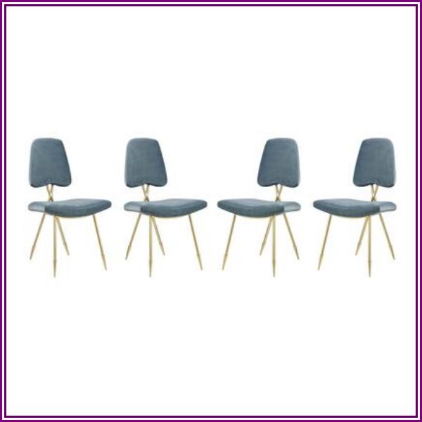 Ponder Dining Side Chair Set of 4 in Sea from AppliancesConnection.com