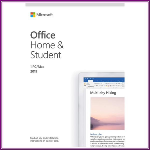 Microsoft Office Home & Student 2019 – 1PC – English from Beach Trading Co. (BeachCamera.com, BuyDig.com)