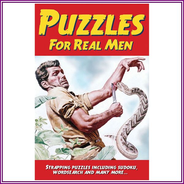 Puzzles For Real Men Book from Closeout Zone