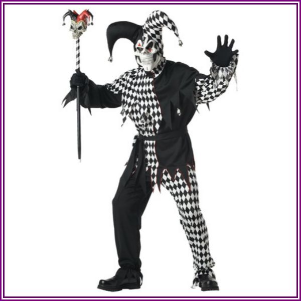 Adult Dark Jester Costume from Fun.com