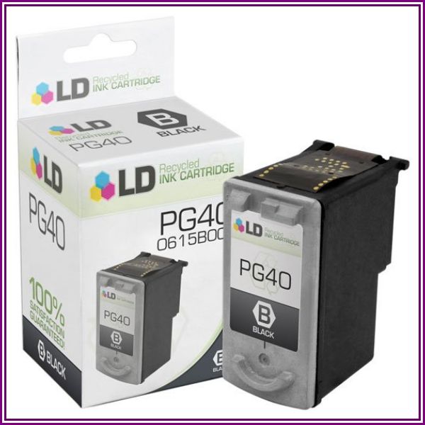 Canon PG40 Pigment Black Remanufactured Inkjet Cartridge from InkCartridges.com