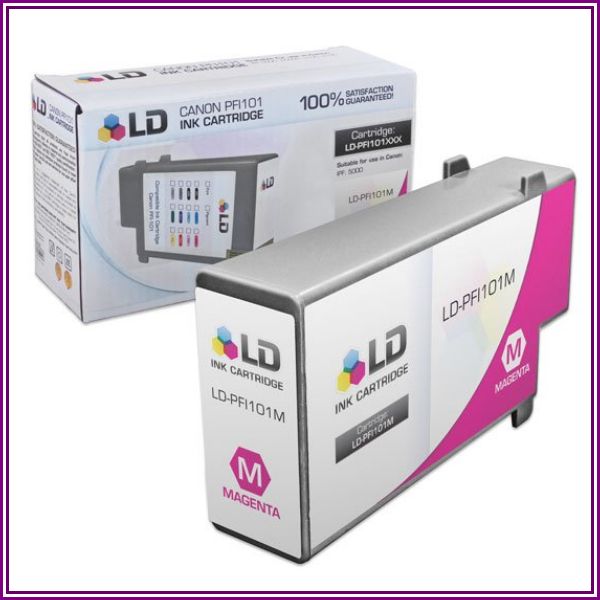Compatible Canon PFI-101M Pigment Magenta Ink Cartridge from InkCartridges.com