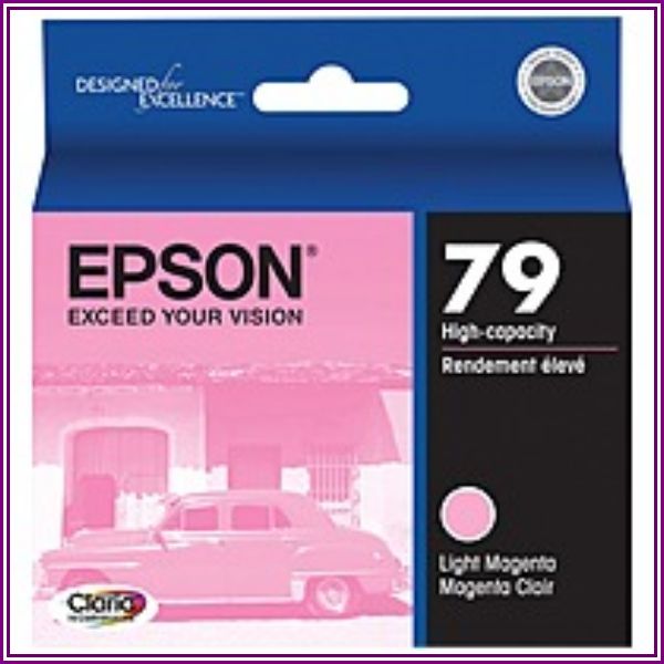 Remanufactured High Yield Light Magenta Ink for Epson 79 (T079620) from Tech For Less