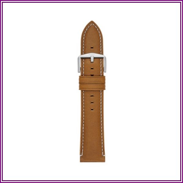 Fossil 22Mm Light Brown Leather Watch Strap - S221246 from Fossil