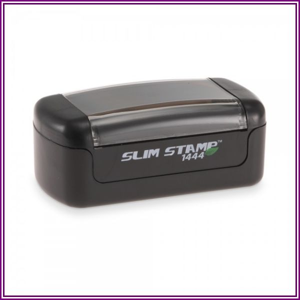 Slim Stamp 1444 11/16" x 1-15/16" - up to 3 lines from getstamps.ca - Online Shop for customized stamps