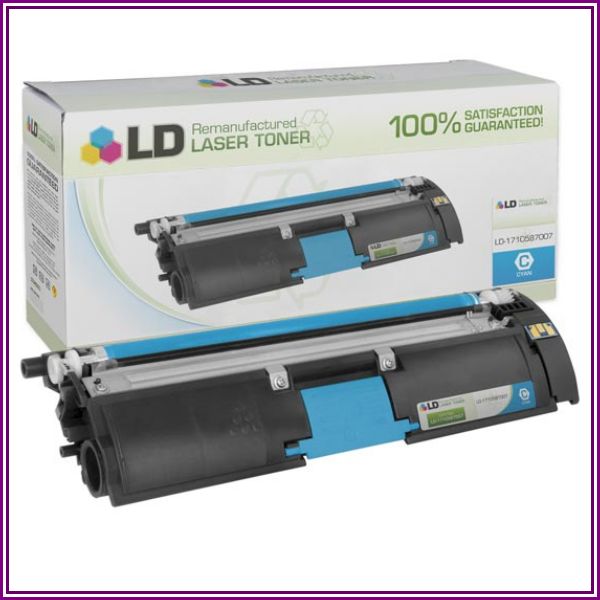 Remanufactured Konica Minolta MagiColor 2400/2500 Series 1710587-007 Cyan Toner, (4,500 Pages) from InkCartridges.com