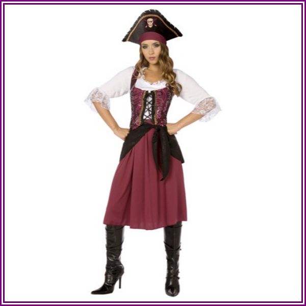 Burgundy Pirate Wench Costume from Fun.com