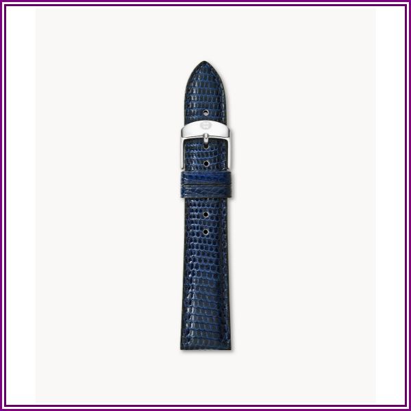 MICHELE Women's 16Mm Navy Lizard Strap - Navy from Michele Watches